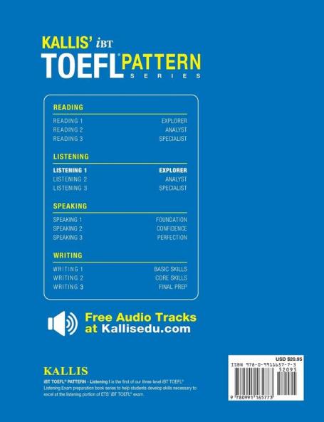 KALLIS' TOEFL iBT Pattern Listening 1