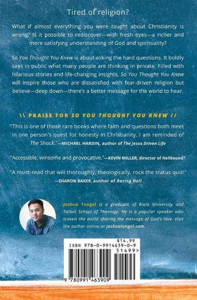 So You Thought You Knew: Letting Go of Religion