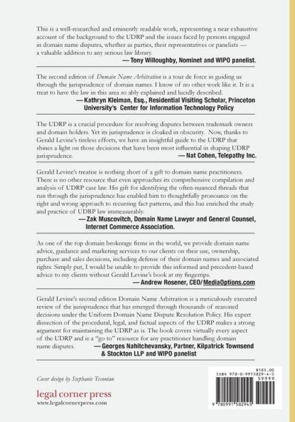 Domain Name Arbitration Second Edition