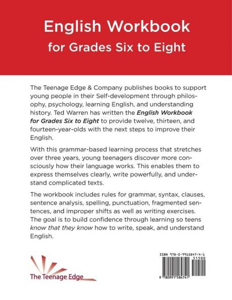 English Workbook for Grades Six to Eight