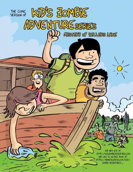 The Comic Version of kid's Zombie Adventure Series