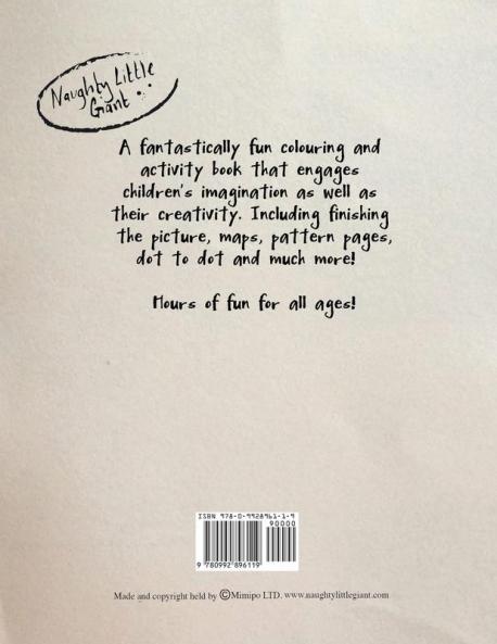 Naughty Little Giant Colouring Book