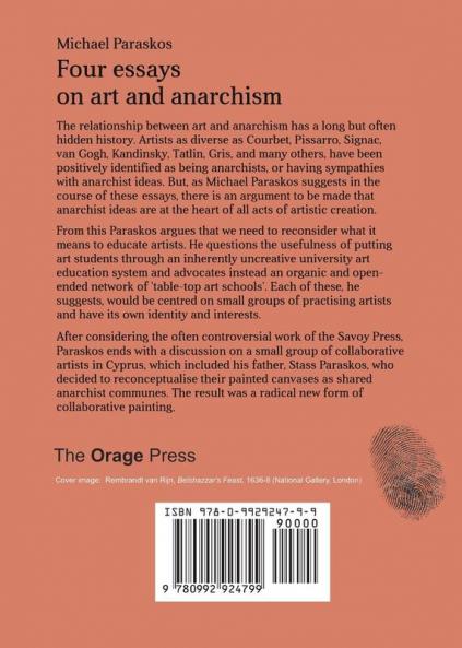 Four Essays on Art and Anarchism