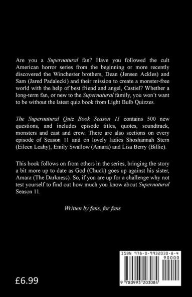 The Supernatural Quiz Book Season 11: 500 Questions and Answers on Supernatural Season 11