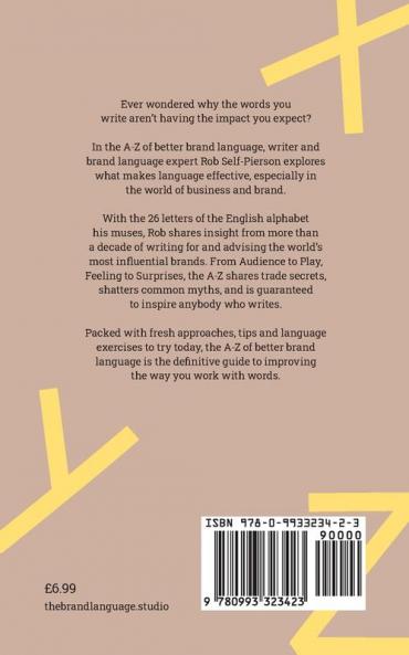 A-Z of better brand language