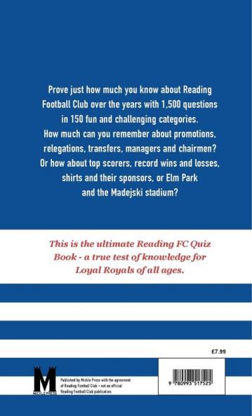The Ultimate Reading FC Quiz Book