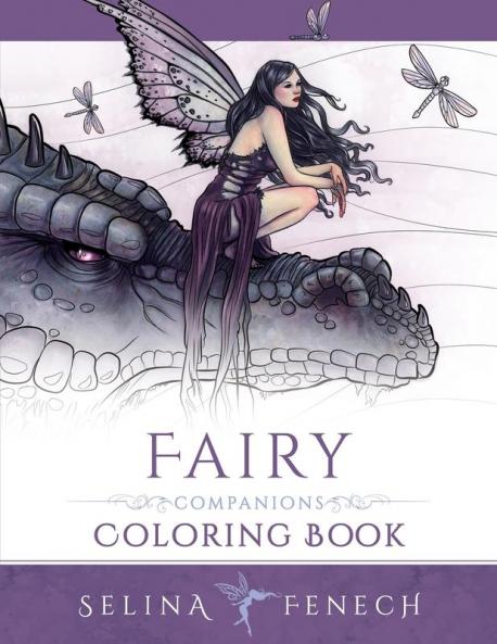 Fairy Companions Coloring Book - Fairy Romance Dragons and Fairy Pets