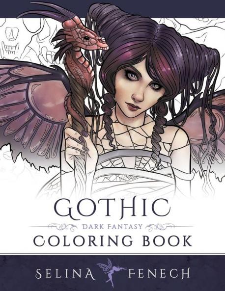 Gothic - Dark Fantasy Coloring Book: 6 (Fantasy Coloring by Selina)
