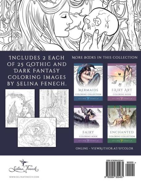 Gothic - Dark Fantasy Coloring Book: 6 (Fantasy Coloring by Selina)