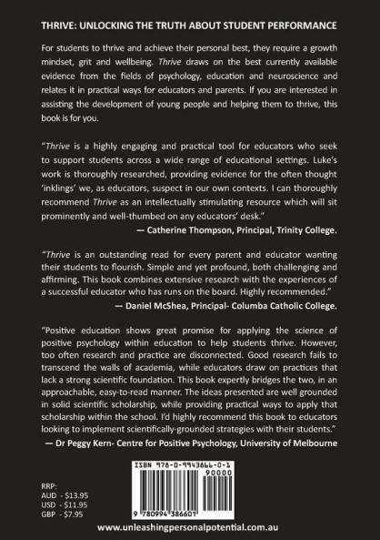Thrive: Unlocking the Truth about Student Performance