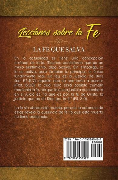 Lecciones sobre la fe