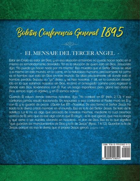 Boletín de la Conferencia General 1895: El mensaje del tercer ángel