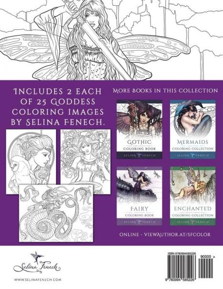 Goddess and Mythology Coloring Book