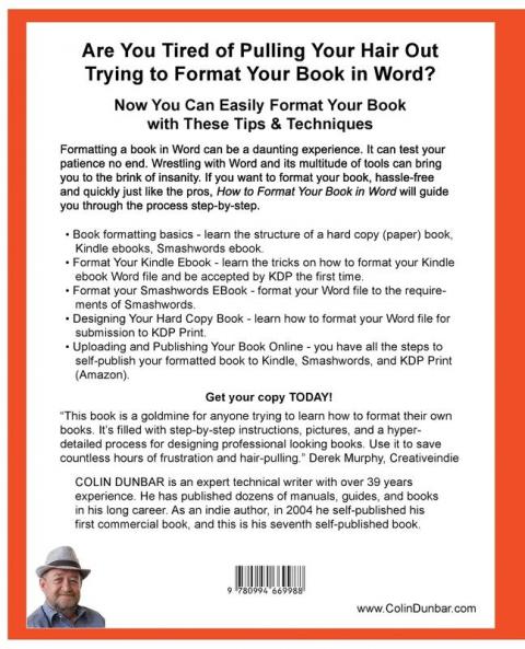 How to Format Your Book in Word