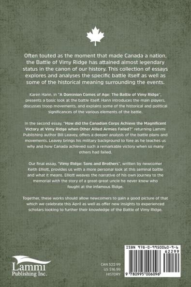 Canadians and War Volume 2: Vimy Ridge
