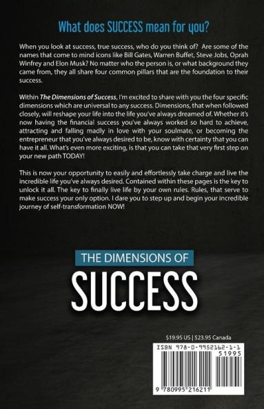 The Dimensions of Success: Creating Success One Dimension at a Time