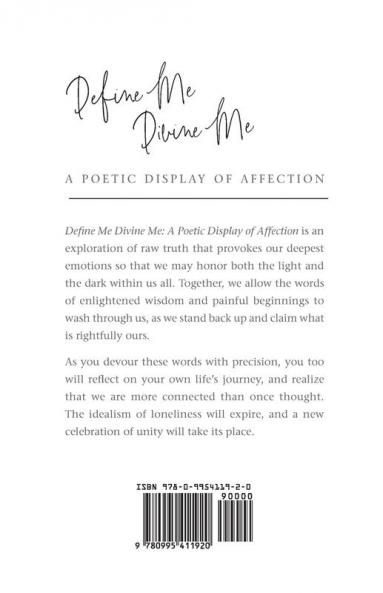 Define Me Divine Me: a Poetic Display of Affection