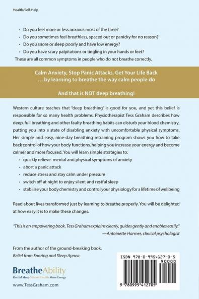 Relief from Anxiety and Panic: By Changing How You Breathe: 2 (Breatheability for Health)