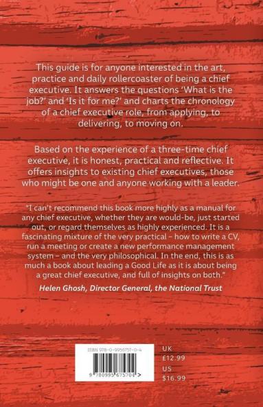 The Art of the Chief Executive: A guide for aspiring and reflective leaders