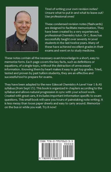 A-Level Chemistry Flash Notes Edexcel Year 1 & AS