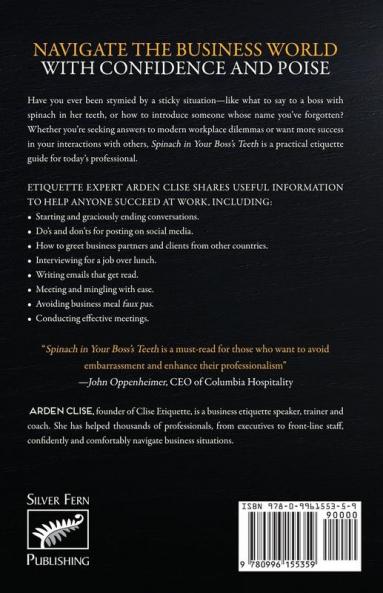 Spinach in Your Boss's Teeth: Essential Etiquette for Professional Success