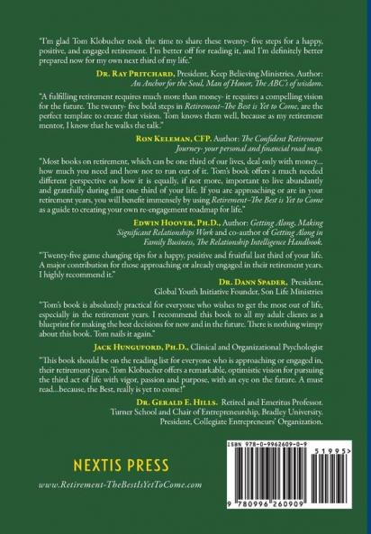 RETIREMENT The BEST IS YET to COME!