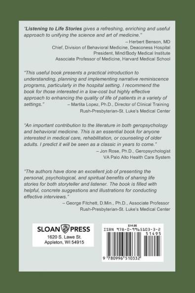 Listening to Life Stories: A New Approach to Stress Intervention in Health Care