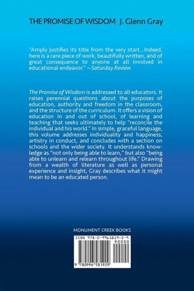 The Promise of Wisdom