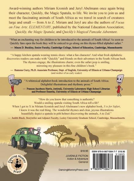 S is for Safari: An Alphabetical Adventure with Quickly the Magic Spatula
