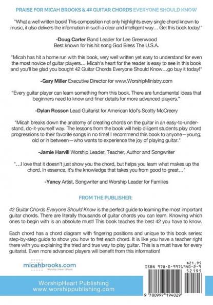 42 Guitar Chords Everyone Should Know: A Complete Step-By-Step Guide to Mastering 42 of the Most Important Guitar Chords (Guitar Authority)