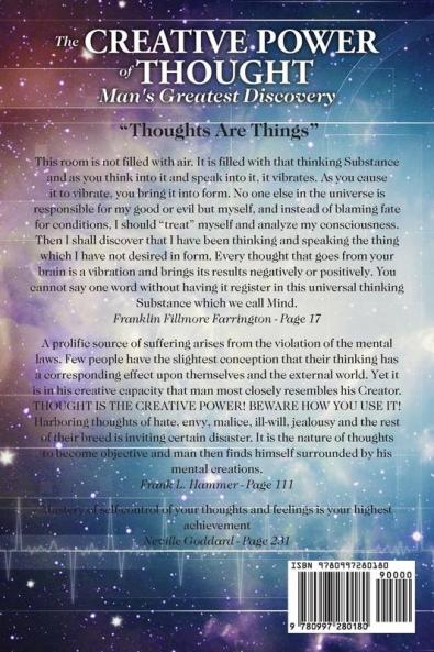 The Creative Power of Thought Man's Greatest Discovery