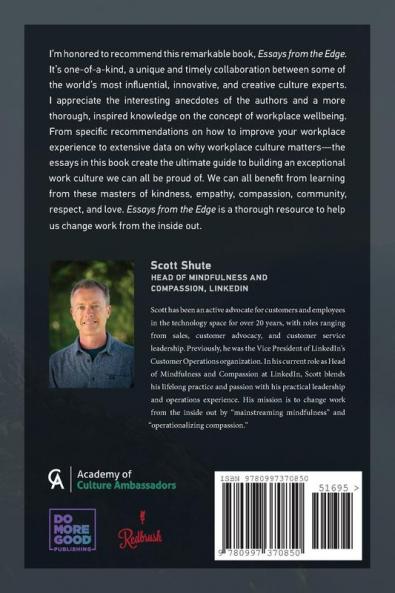 ESSAYS FROM THE EDGE; Work and Culture in the 21st Century