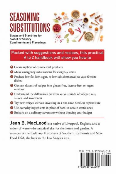 Seasoning Substitutions: Swaps and Stand-ins for Sweet or Savory Condiments and Flavorings