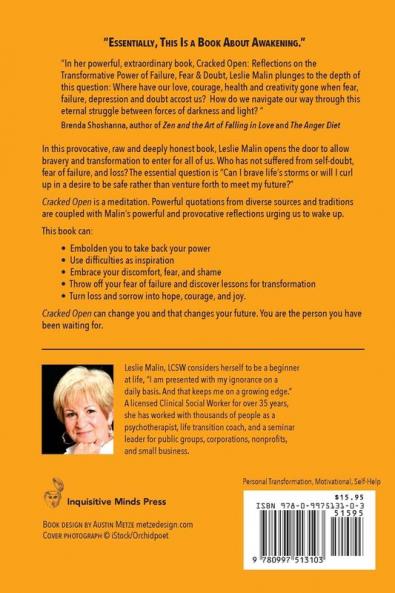 Cracked Open: Reflections on the Transformative Power of Failure Fear & Doubt: 1