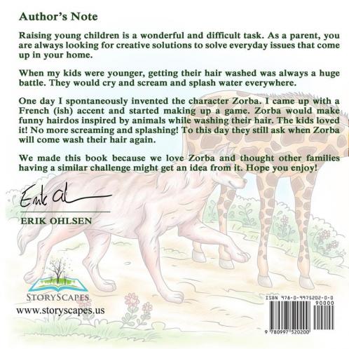 The Hair Washing Zorba: 1 (Storyscapes Book)