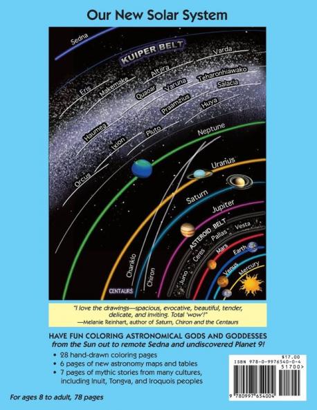 Planetary Gods and Goddesses Coloring Book: Astronomy and Myths of the New Solar System