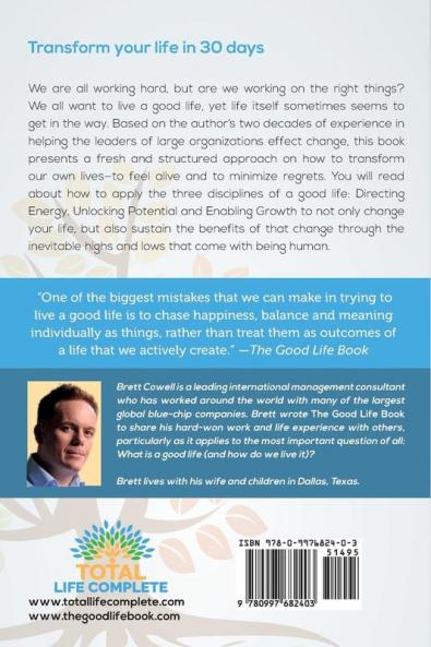 The Good Life Book: A Professional's Guide to Happiness Balance and Meaning