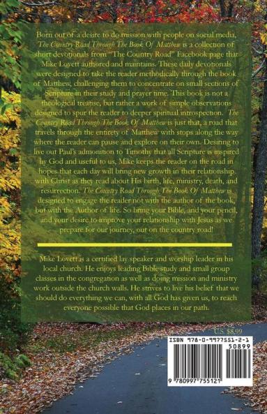 The Country Road Through The Book Of Matthew