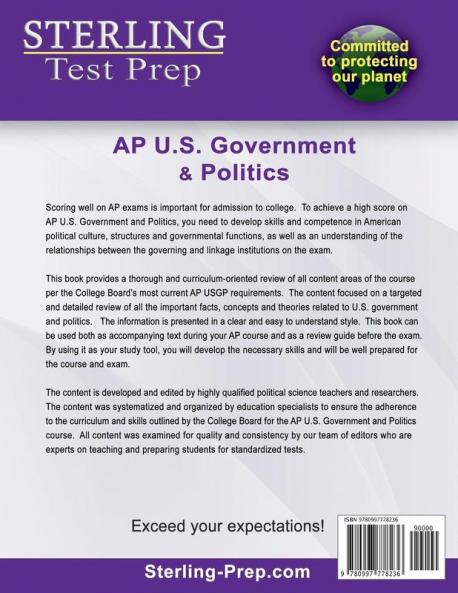 Sterling Test Prep AP U.S. Government and Politics