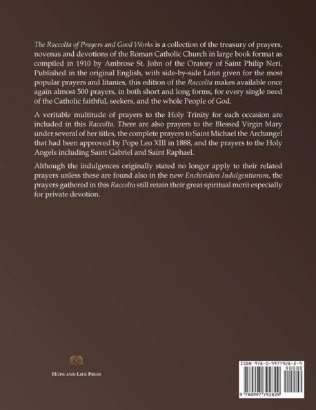 The Raccolta of Prayers and Good Works