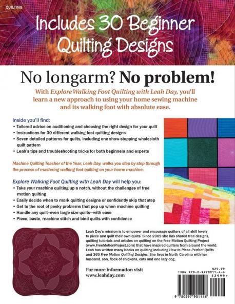 Explore Walking Foot Quilting with Leah Day