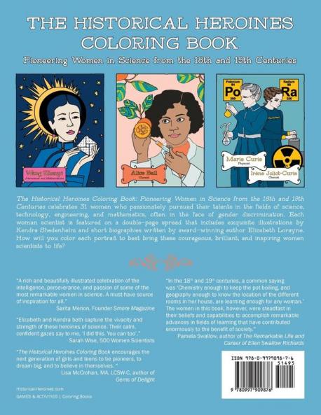 The Historical Heroines Coloring Book