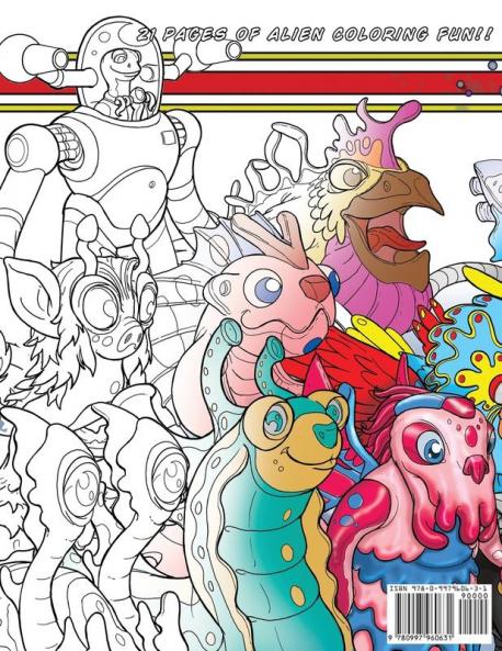 Adorable Aliens Coloring Book Volume 2