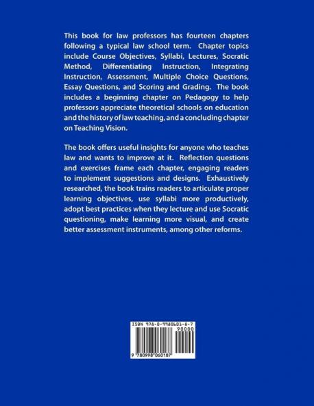 Teaching Law: A Framework for Instructional Mastery