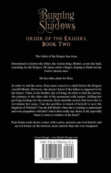 Burning Shadows: Order of the Krigers Book 2