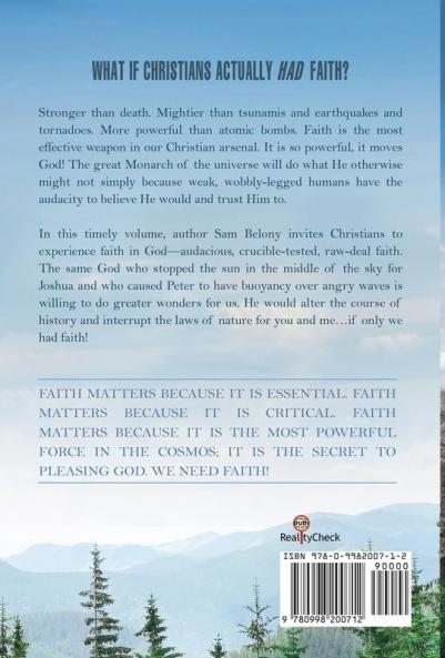 The Audacity of Faith