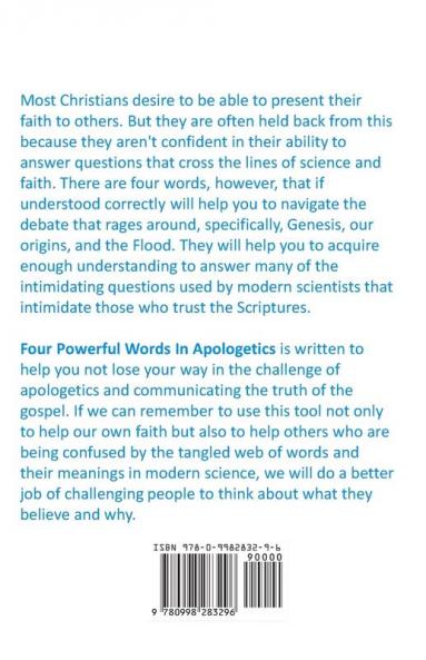 Four Powerful Words in Apologetics