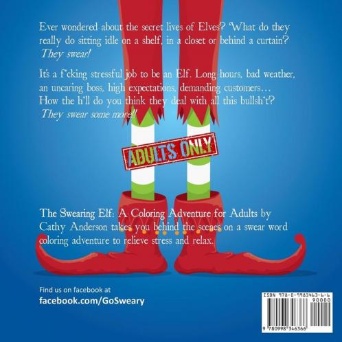 The Swearing Elf: A Coloring Adventure for Adults