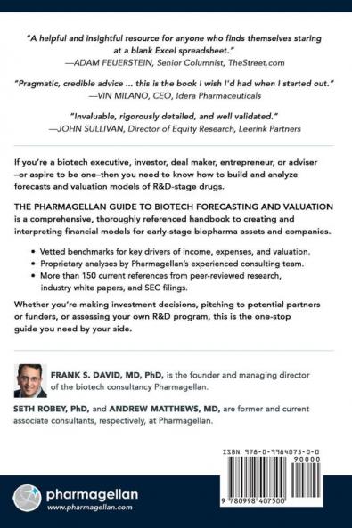 The Pharmagellan Guide to Biotech Forecasting and Valuation