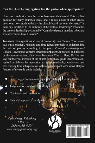 PASTORAL LEADERSHIP AND CHURCH GOVERNMENT
